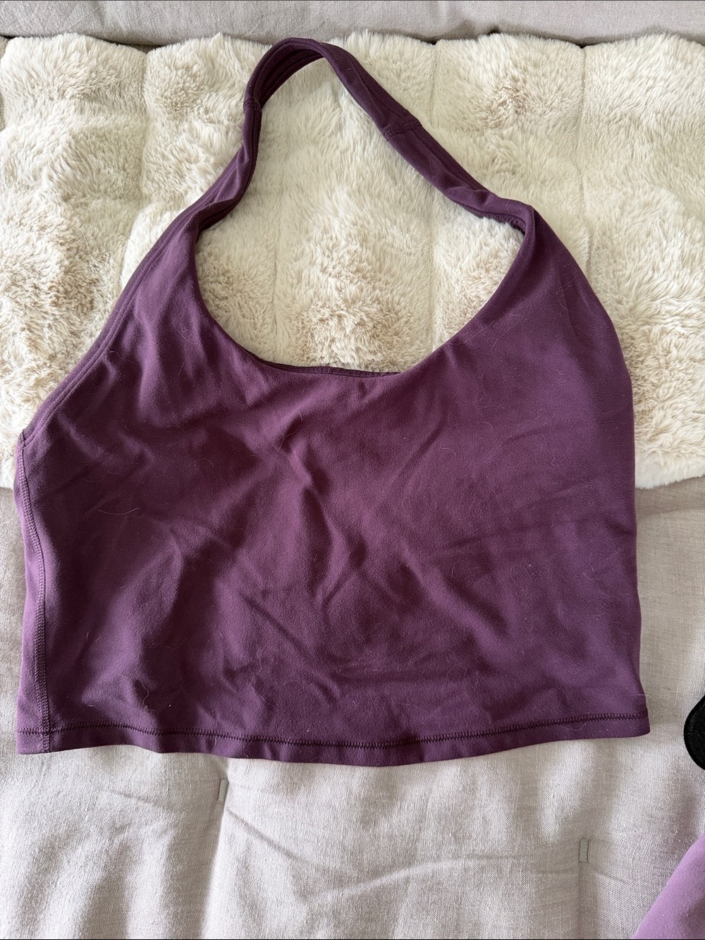 Athleta Plum Scoop Neck Sports Bralette